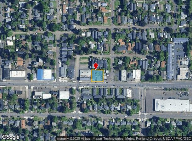  9025 Se Stark St, Portland, OR Parcel Map