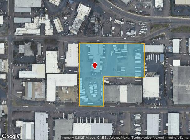  2120 W 7Th Pl, Eugene, OR Parcel Map