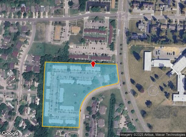 1900 Aaron Dr, Middletown, OH Parcel Map