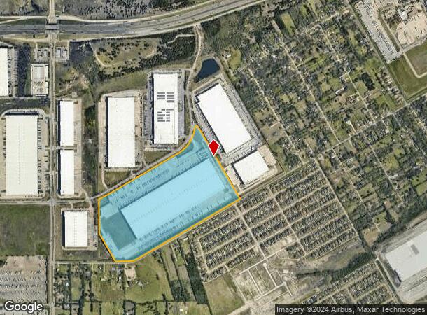  2101 Danieldale Rd, Lancaster, TX Parcel Map