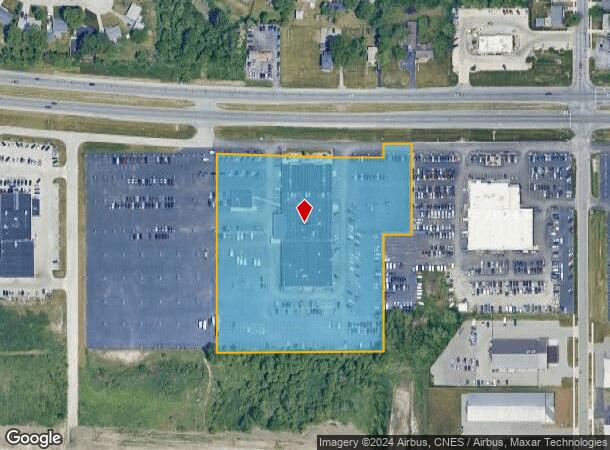  3209 W Lincoln Hwy, Merrillville, IN Parcel Map