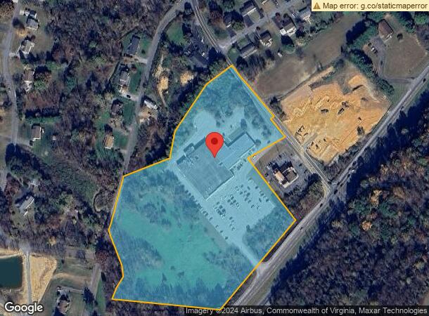  1641 Blue Ridge Blvd, Troutville, VA Parcel Map