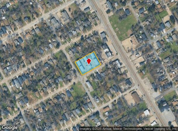 1717 Hudspeth Ave, Dallas, TX Parcel Map