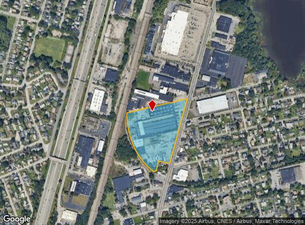 1497 Elmwood Ave, Cranston, RI Parcel Map