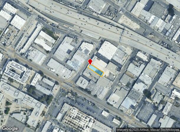  1728 Maple Ave, Los Angeles, CA Parcel Map