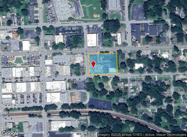 168 N Hill St, Toccoa, GA Parcel Map
