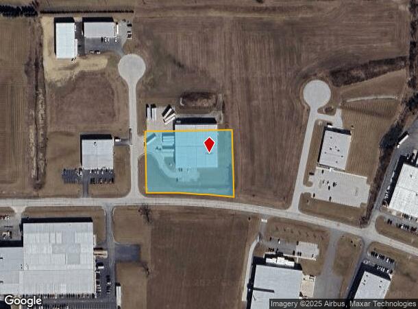 1665 S Progress Ct, Columbia City, IN Parcel Map