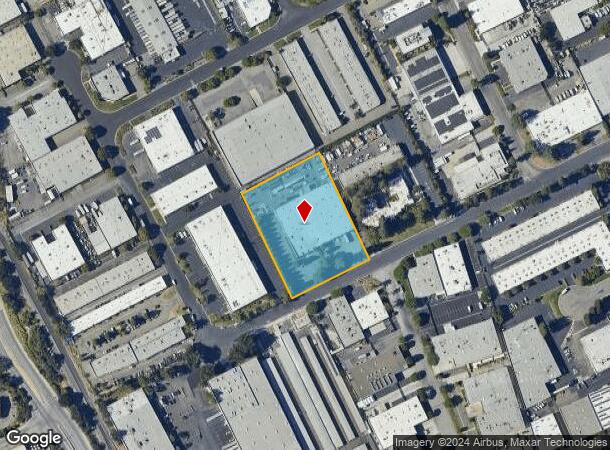  605 Laurelwood Rd, Santa Clara, CA Parcel Map