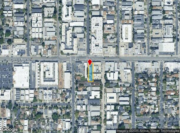  10746 Magnolia Blvd, North Hollywood, CA Parcel Map