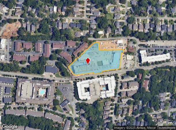 1350 Dresden Dr Ne, Brookhaven, GA Parcel Map