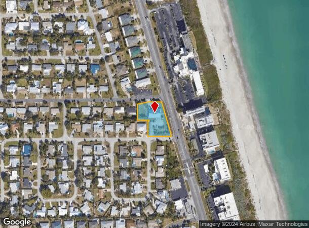  141 Coconut Dr, Indialantic, FL Parcel Map