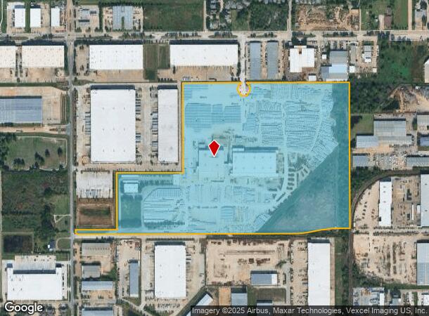  6560 Langfield Rd, Houston, TX Parcel Map