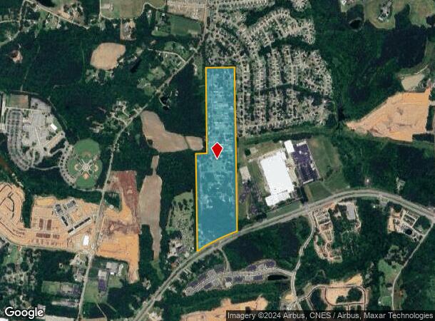  7911 Knightdale Blvd, Knightdale, NC Parcel Map