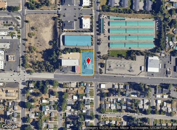  1414 W Francis Ave, Spokane, WA Parcel Map