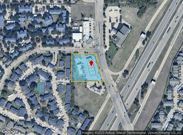  18599 Marsh Ln, Dallas, TX Parcel Map