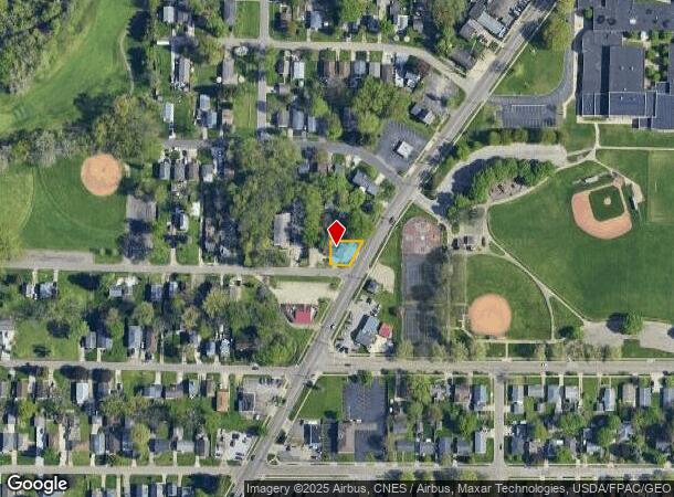  2070 East Ave, Akron, OH Parcel Map