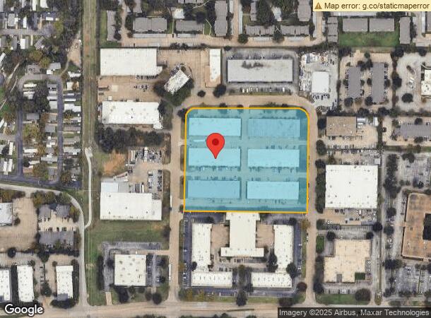  1222 W Corporate Dr, Arlington, TX Parcel Map