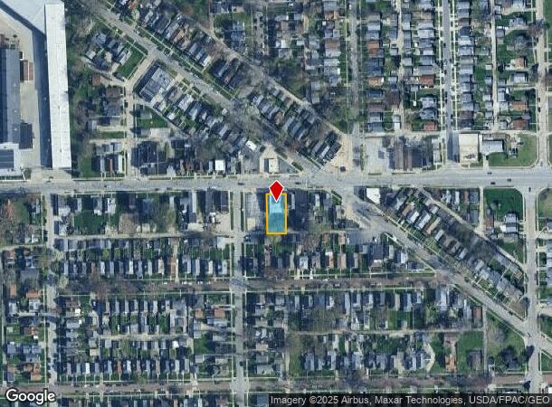  2012 Starr Ave, Toledo, OH Parcel Map