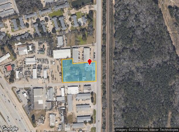  1416 S Frazier St, Conroe, TX Parcel Map