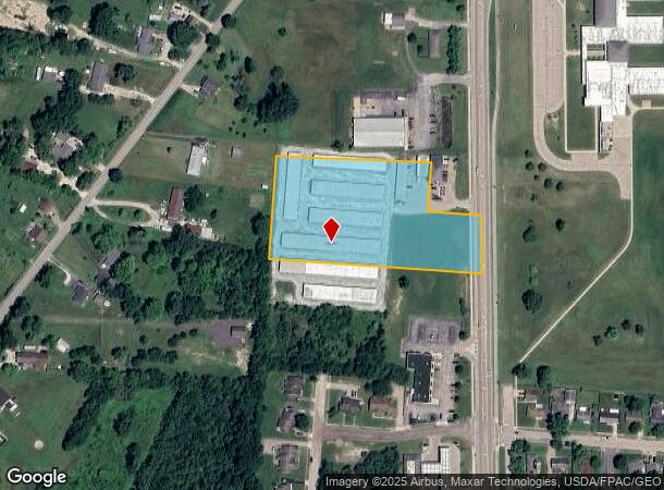 1321 S Dayton Lakeview Rd, New Carlisle, OH Parcel Map