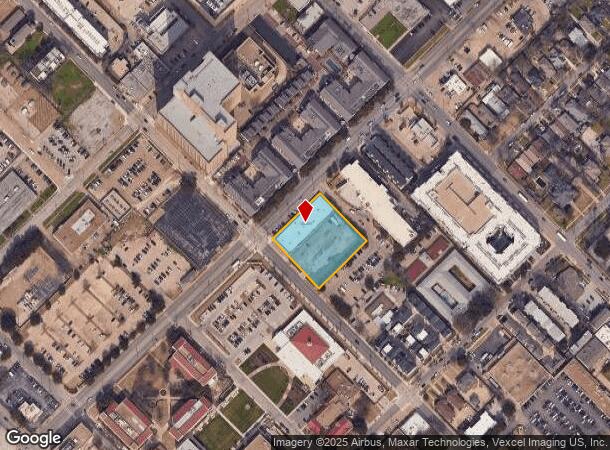 4100 Live Oak St, Dallas, TX Parcel Map