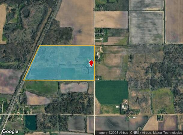 2353 N Maple Hill Rd, Pierson, MI Parcel Map