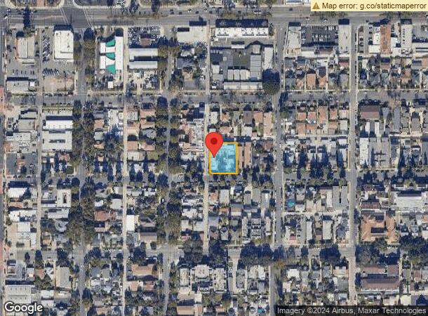  311 E Pine St, Santa Ana, CA Parcel Map