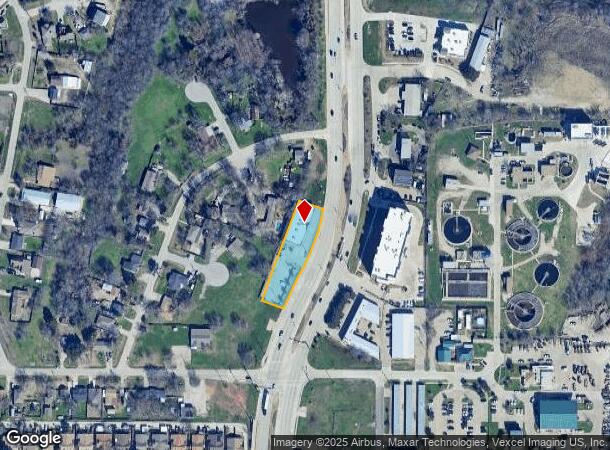  7525 Main St, The Colony, TX Parcel Map