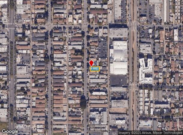 1922 Locust Ave, Long Beach, CA Parcel Map