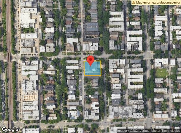  1713 W Sunnyside Ave, Chicago, IL Parcel Map