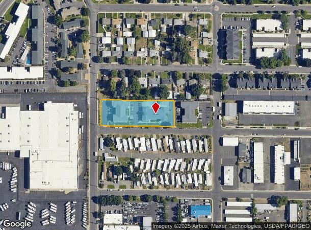  607 E Houston Ave, Spokane, WA Parcel Map