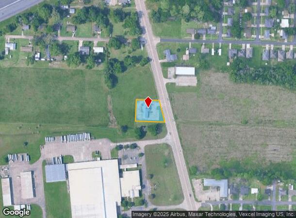  2931 Moss St, Lafayette, LA Parcel Map