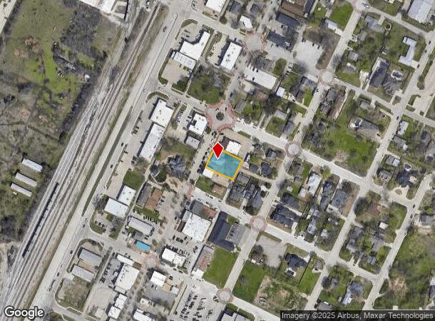  308 N Oak St, Roanoke, TX Parcel Map