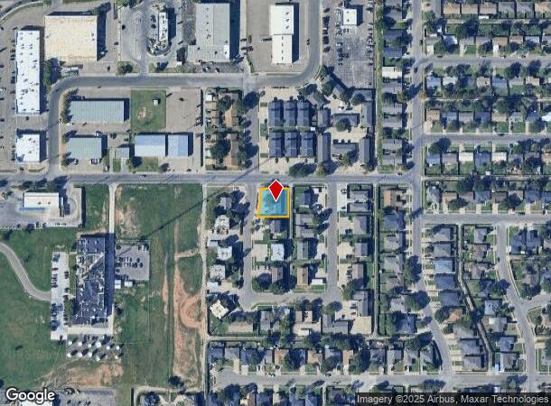  7401 Avenue X, Lubbock, TX Parcel Map