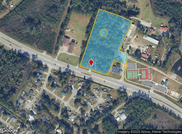  1458 Airport Rd, Hinesville, GA Parcel Map