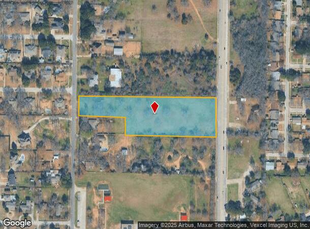  3421 Roosevelt Dr, Dwg, TX Parcel Map