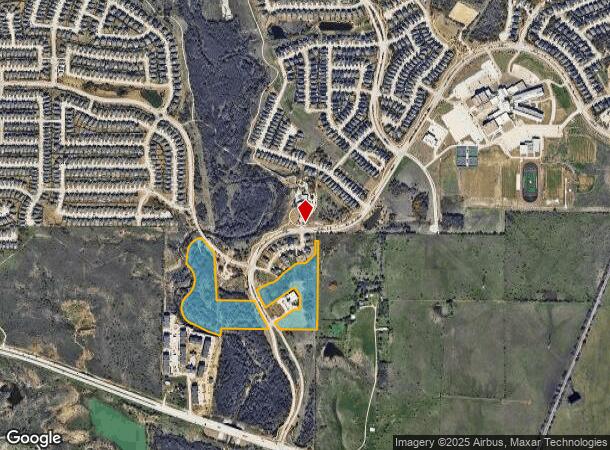  6950 Canyon Falls Rd, Argyle, TX Parcel Map