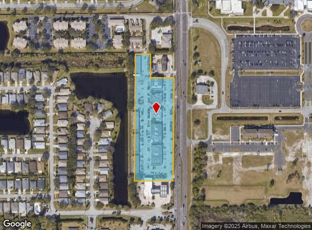 3696 N Wickham Rd, Melbourne, FL Parcel Map