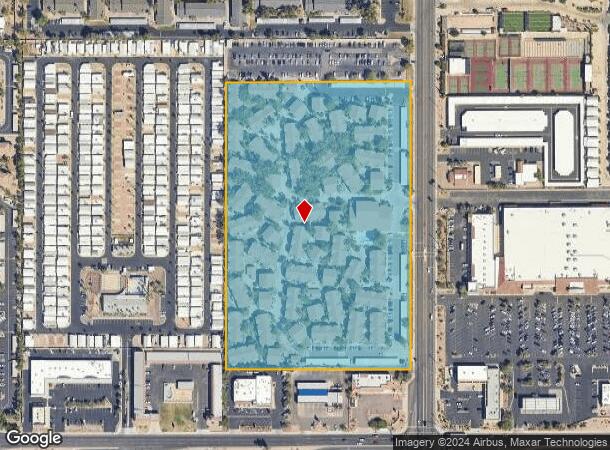  108 N Greenfield Rd, Mesa, AZ Parcel Map