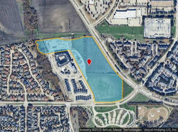  Spring Creek Pkwy, Plano, TX Parcel Map