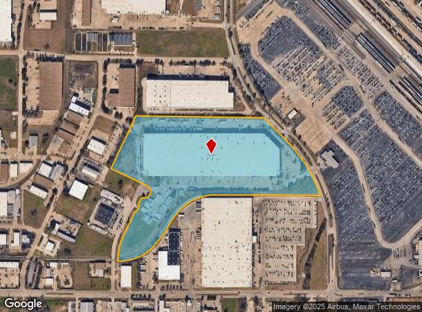  1201 Big Town Blvd, Dallas, TX Parcel Map