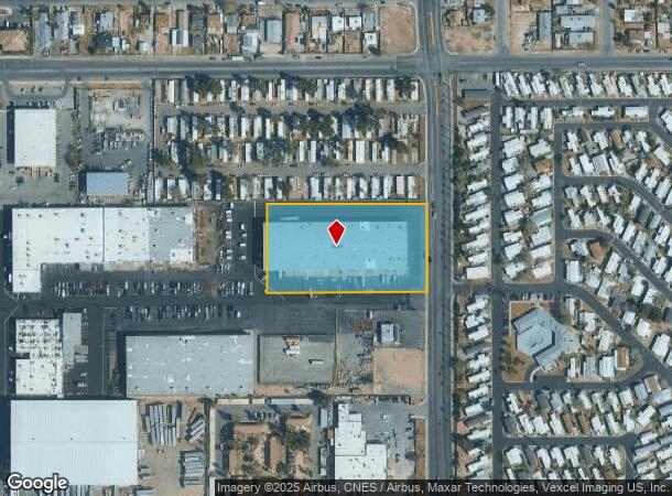  1601 Palm St, Las Vegas, NV Parcel Map