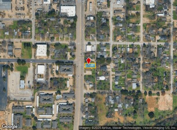 309 S Collins St, Arlington, TX Parcel Map
