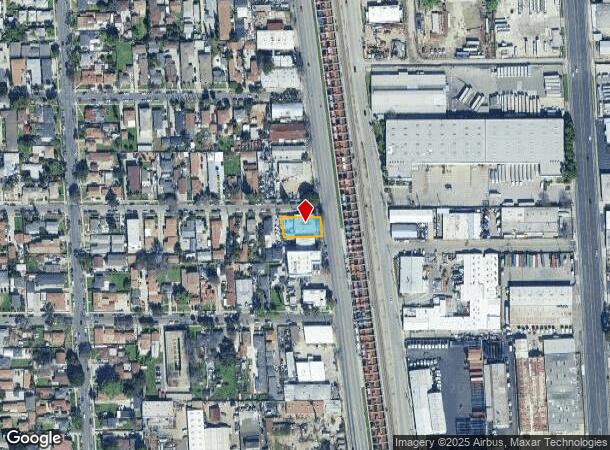  1401 S Alameda St, Compton, CA Parcel Map