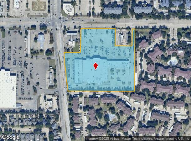  3632 Frankford Rd, Dallas, TX Parcel Map