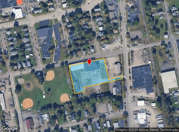 117 E 11Th St, Elmira, NY Parcel Map