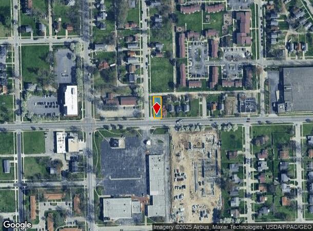  105 E Bancroft St, Toledo, OH Parcel Map