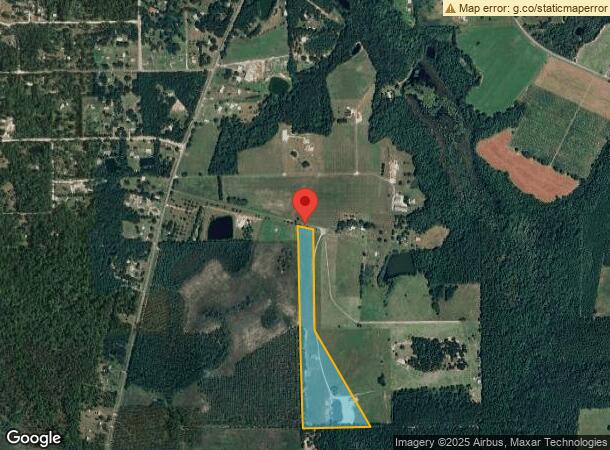  17385 Paradise Dr, Hilliard, FL Parcel Map