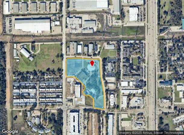  10800 Hammerly Blvd, Houston, TX Parcel Map