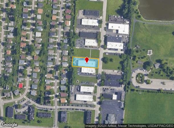  2827 Culver Ave, Dayton, OH Parcel Map